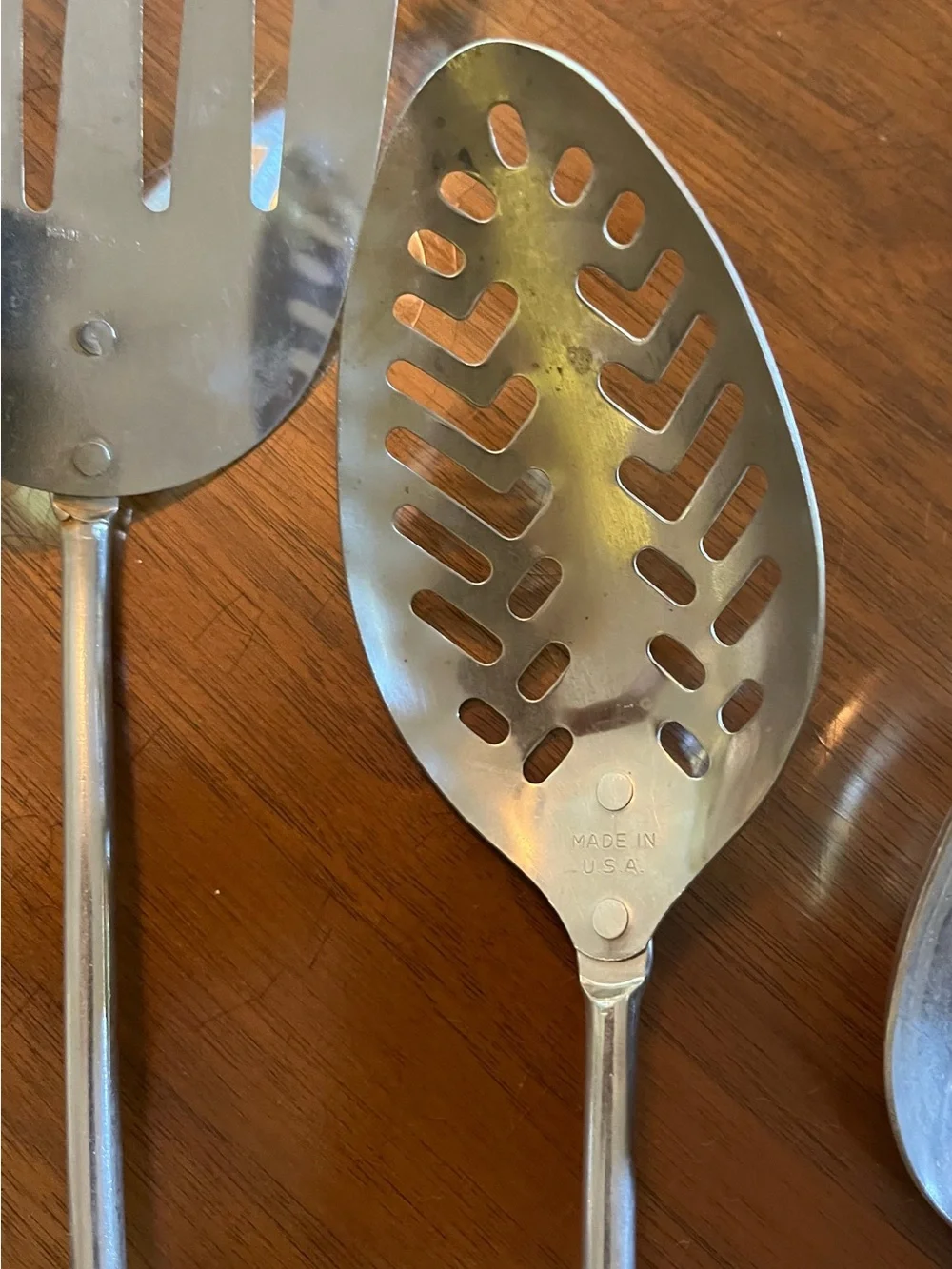 MCM Vintage EKCO “Crest” 5-Piece Kitchen Serving Utensil Set